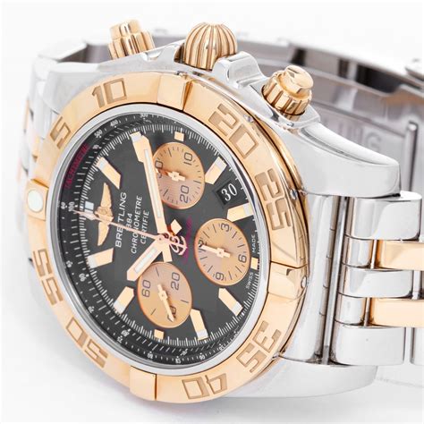 breitling 44mm chronomat cb0110 rose gold &|Breitling cb0110.